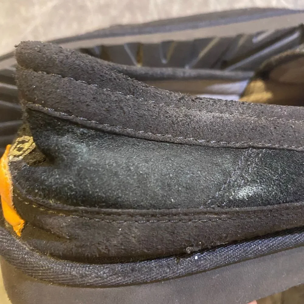 Ugg Australia DEX Black Suede Slippers Men's Size 13